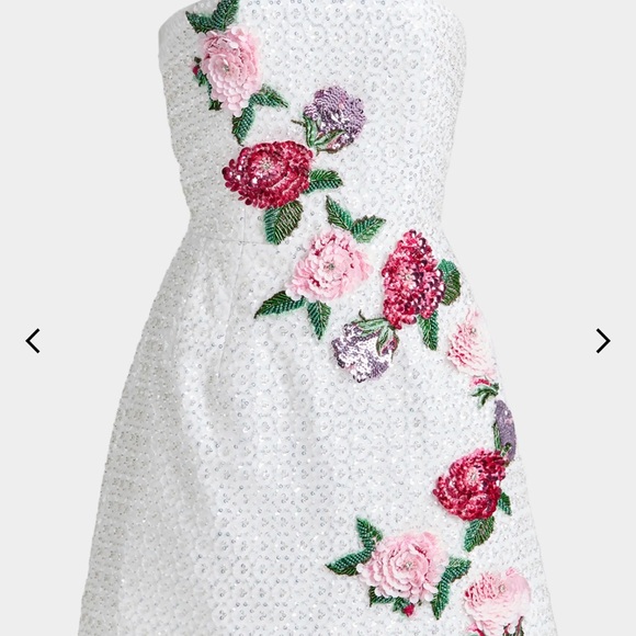 Dresses & Skirts - HELSI
Frida Beaded Floral Appliqué Mini Dress